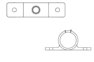 Double Lugged Bracket 198 illustration