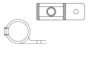 Single Lugged Bracket 199 illustration